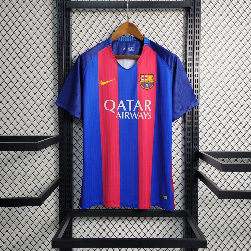 Uma imagem da camisa 2016 do barcelona